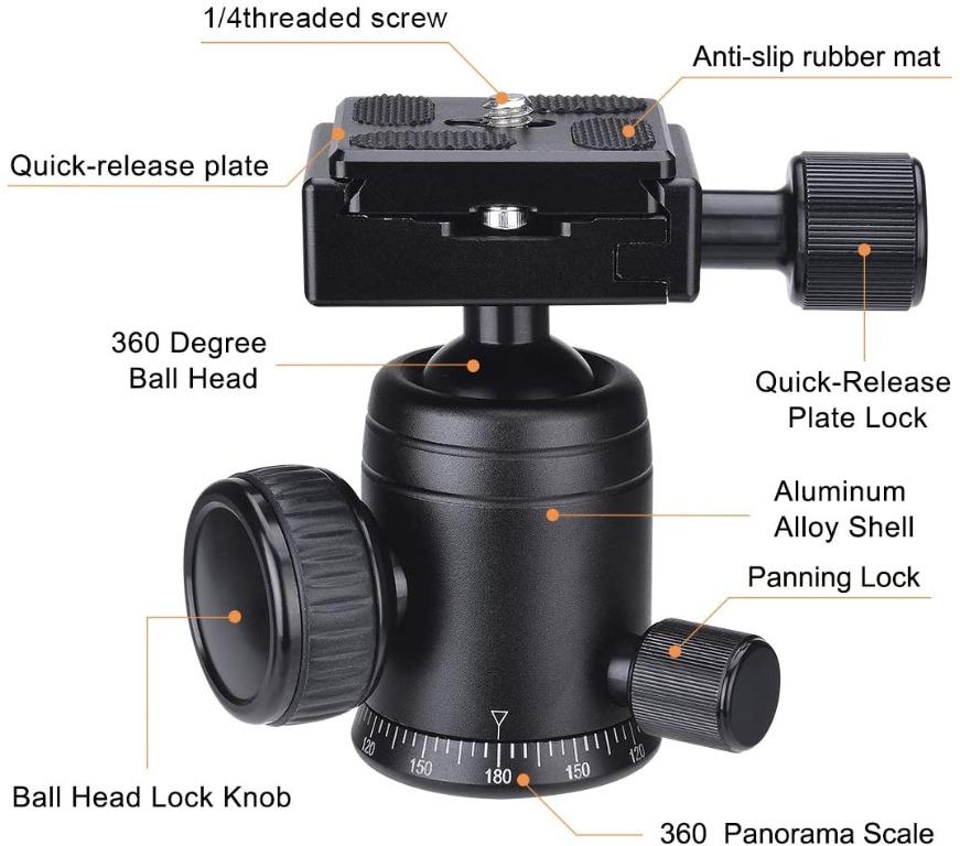 Fantaseal Heavy Duty DSLR Camera Suction Cup Car Mount Professional Camcorder Vehicle Holder