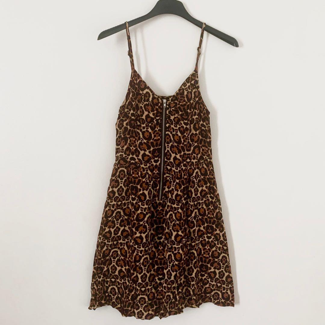 Brand New H M Cheetah Summer Dress Women S Fashion Clothes