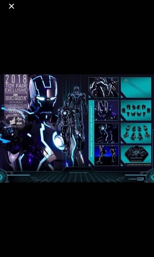 Neon tech deals iron man 1.0