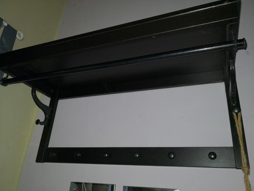 IKEA HEMNES HAT RACK BLACK COLOUR