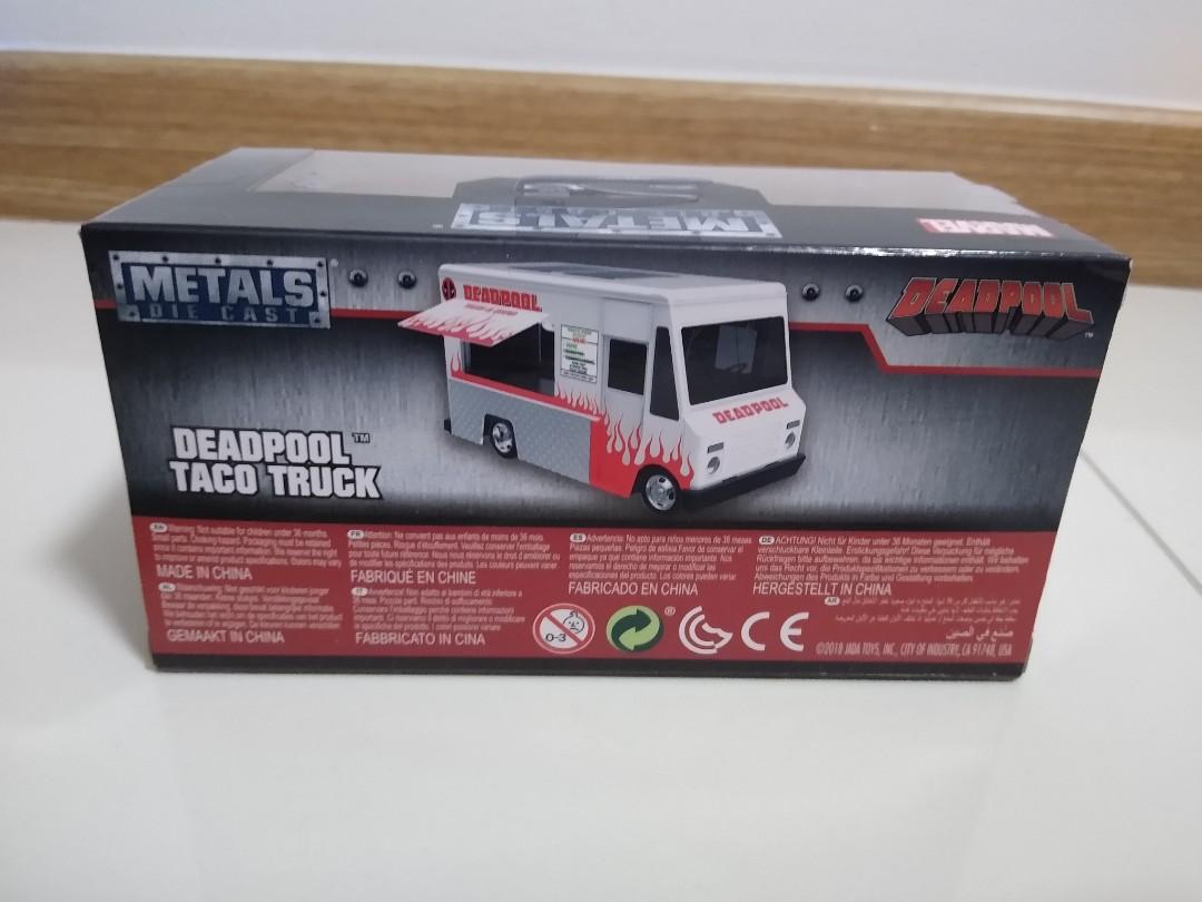 Jada Metals die cast Deadpool Taco Truck Hobbies Toys Toys Games on Carousell