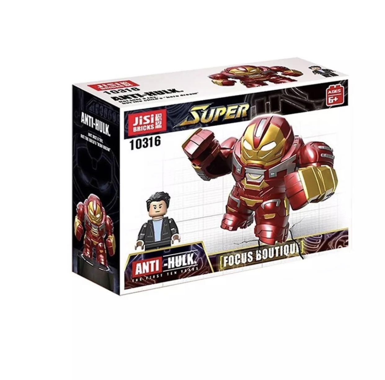 JISI BRICKS SUPER : ANTI HULKBUSTER BUILDING BLOCK MINIFIGURE, Hobbies ...