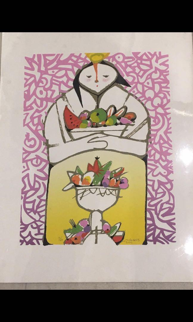 Malang numbered print (Category: Art & Prints) located in San Juan City. Submitted by missgrace_collection (Listing ID 1001413739, Image 1). Description: comes with COA, message me i have more art pieces. .