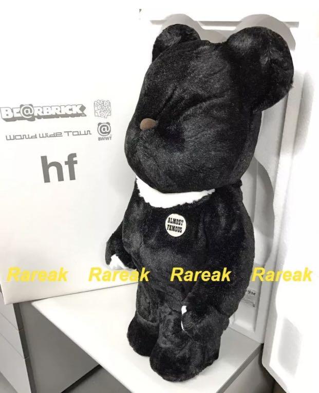 Medicom Bearbrick 2004 Fragment HF Almost Famous Black 1000% Be