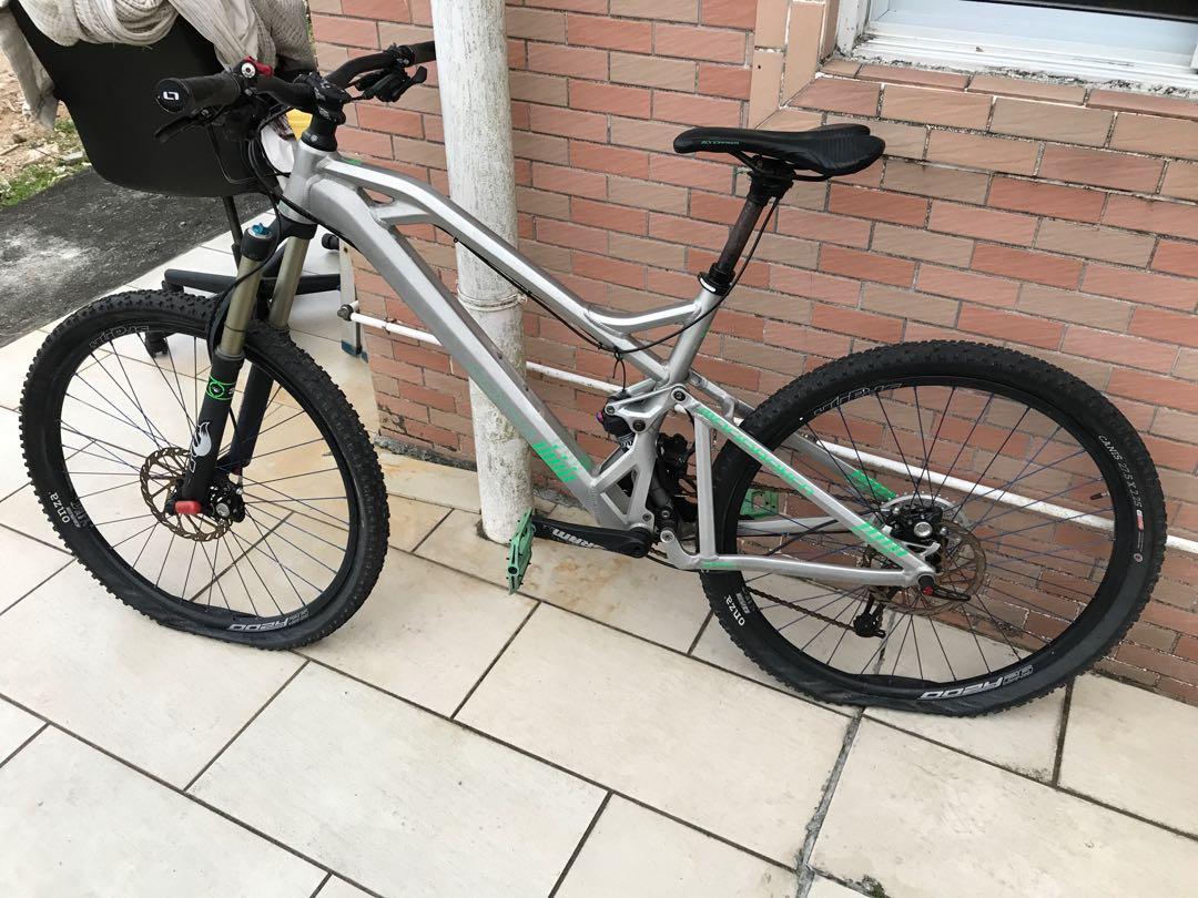 Mondraker Foxy R 2014 27.5 Bicycle Aluminium Green