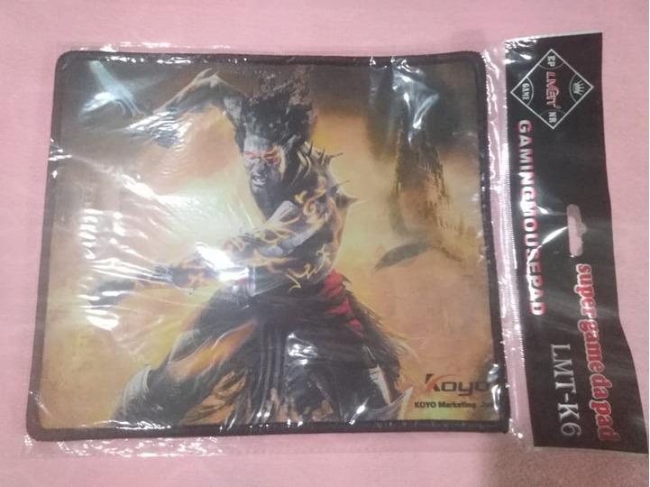 MOUSEPAD GAMING ASSORTED DESIGN (KOYO MARKETING) (1-PC) (Category: Mouse & Mousepads) located in Quezon City. Submitted by besteinpc (Listing ID 1001338362, Image 2). Description: MOUSEPAD GAMING ASSORTED DESIGN (KOYO MARKETING) (1-PC) 👉Size: 8x10in Diameter size 👉Thickness: 2mm thick 👉Stitched all over 👉Silk cloth surface 👉Rubber base.