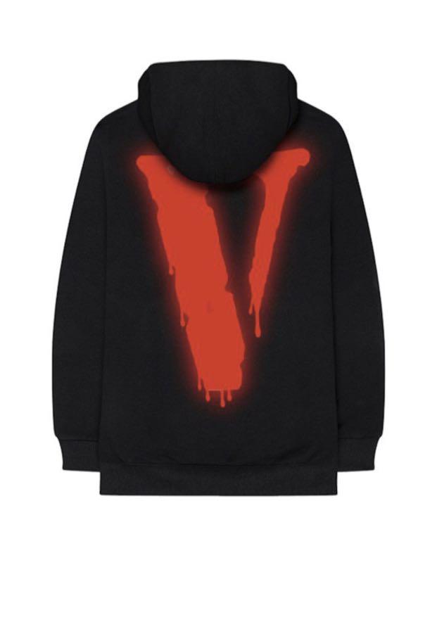 Nav x Vlone drip hoodie black XL, Men's