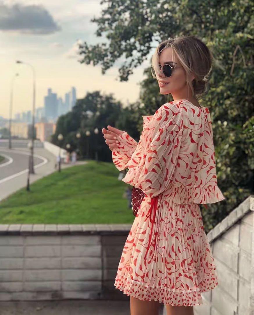 self portrait crescent printed chiffon midi dress Self-Portrait | Dresses | Self Portrait Crescent Printed Chiffon Midi Dress