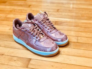 clot air force 1 rose gold ripped