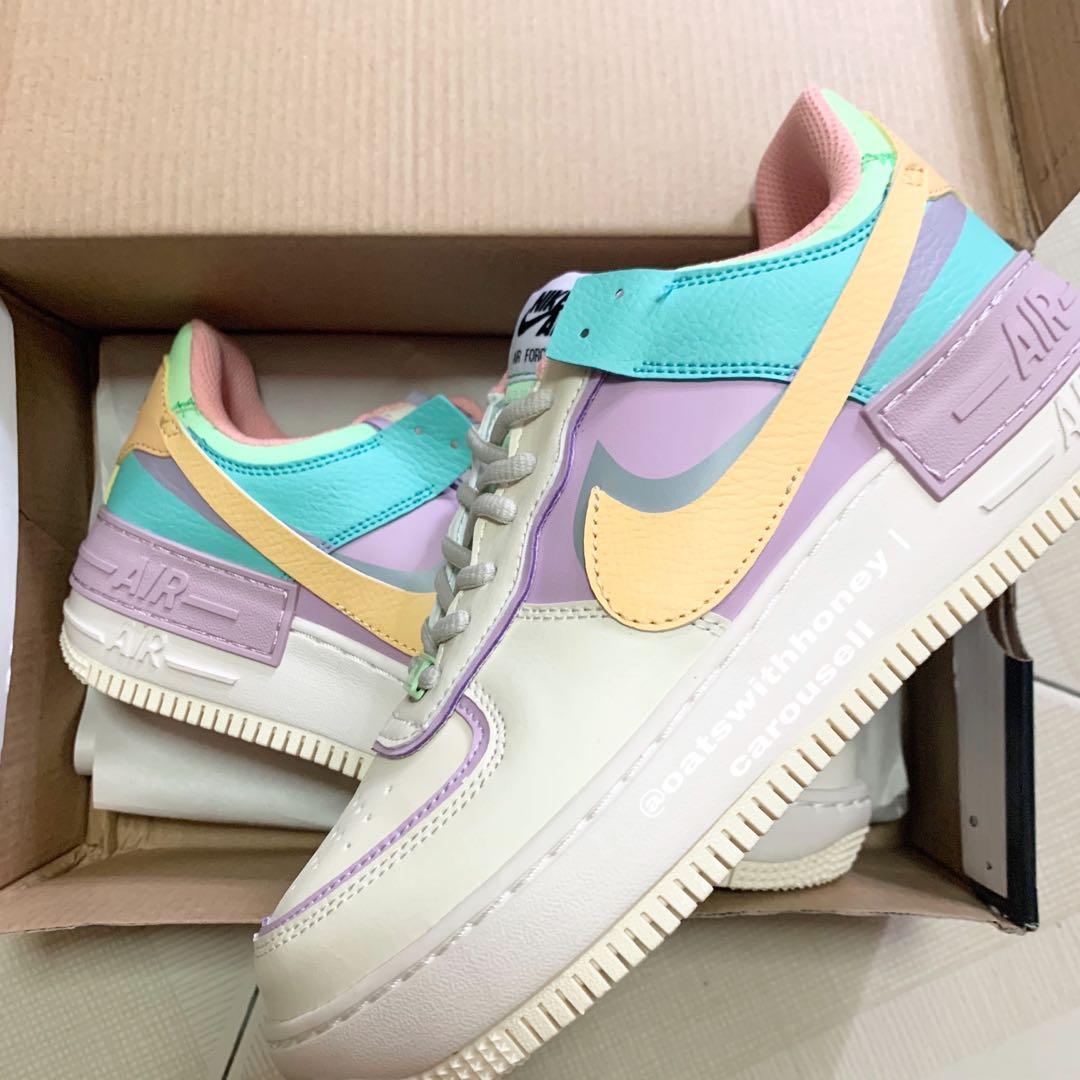 Nike Air Force 1 Shadow Pale Ivory, Women's Fashion, Shoes, Sneakers on Carousell