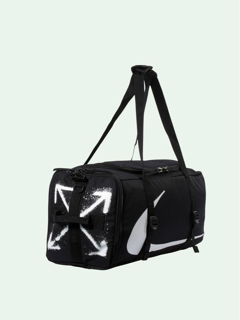 Nike x Off White Duffle Bag With Waist Bag, 男裝, 腰袋、手提袋、小袋- Carousell