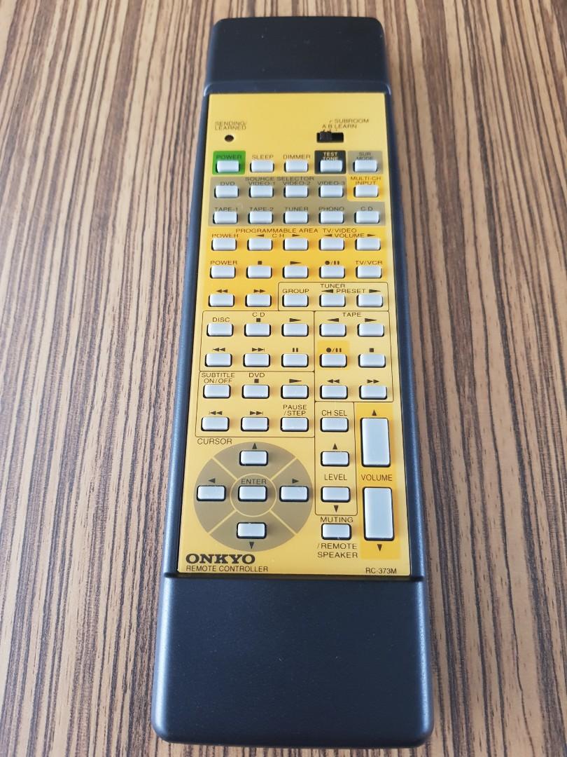 Onkyo RC373M remote control, Audio, Other Audio Equipment on Carousell