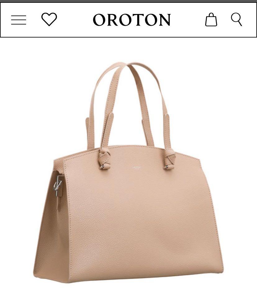 Oroton atlas shopper outlet tote