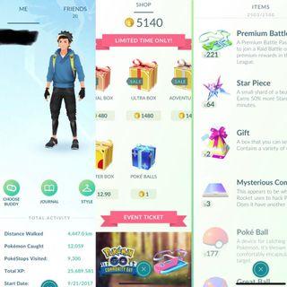 Pokemon Go Level40 Account Video Gaming Others On Carousell - how to use emotes in roblox kat hack roblox account password