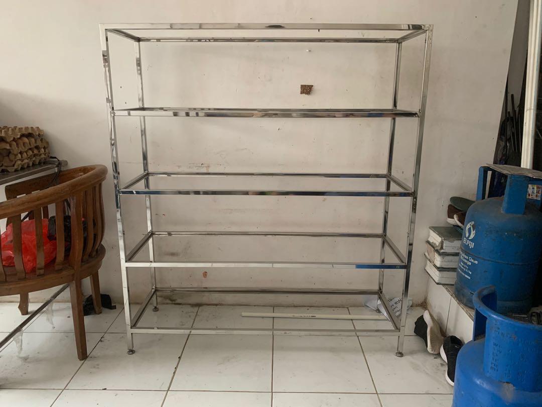 Rak stanless steel, Perabotan Rumah di Carousell