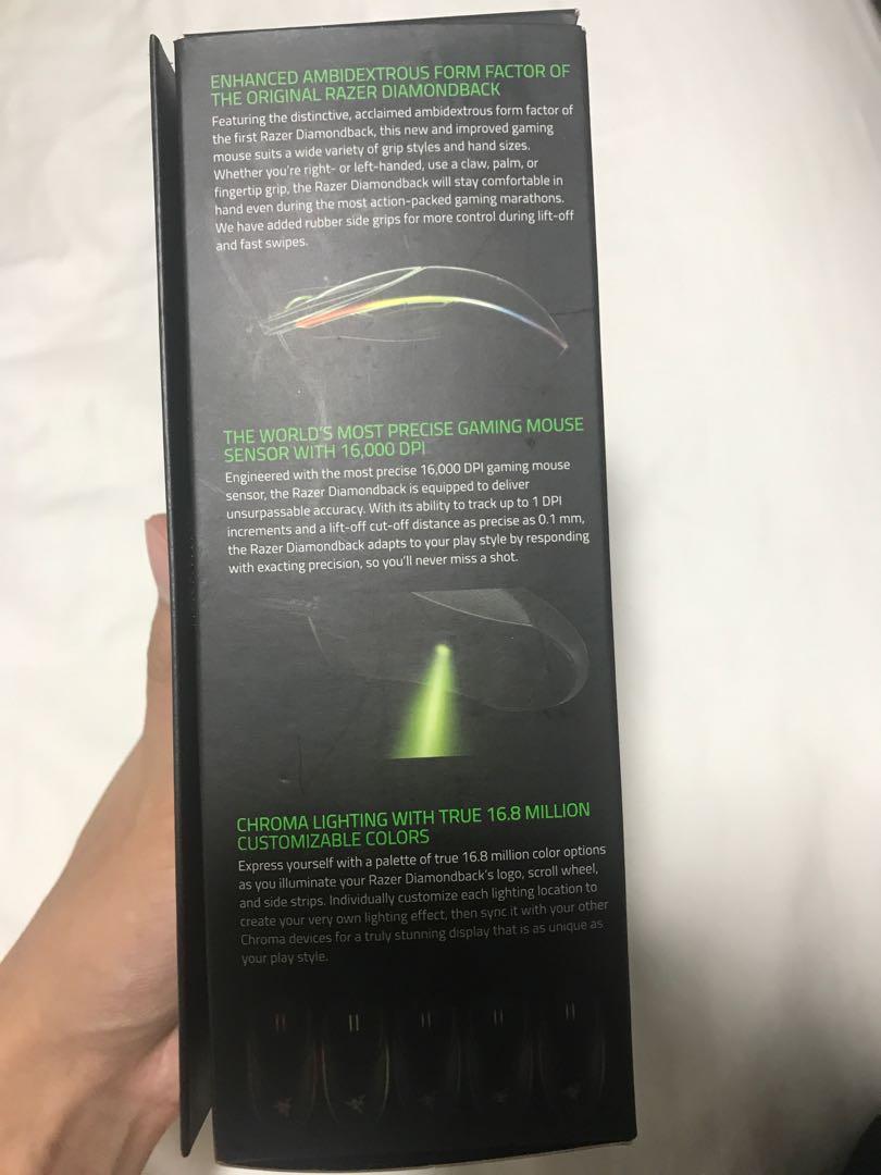 Razer Diamondback Gaming Mouse, Computers & Tech, Parts & Accessories ...