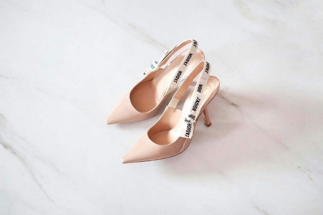 jadior slingback nude