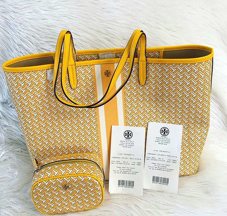 Tory burch on sale bag yellow