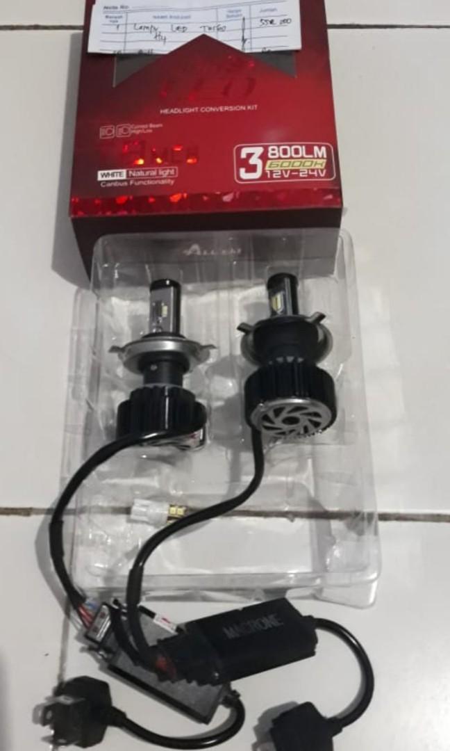 turbo led h4 hi lo 40w