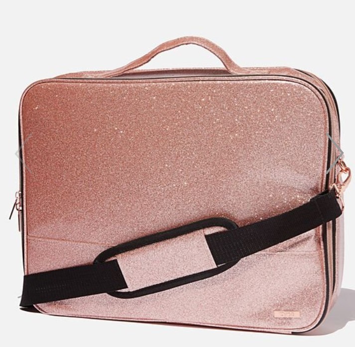 Glitter shop laptop bag