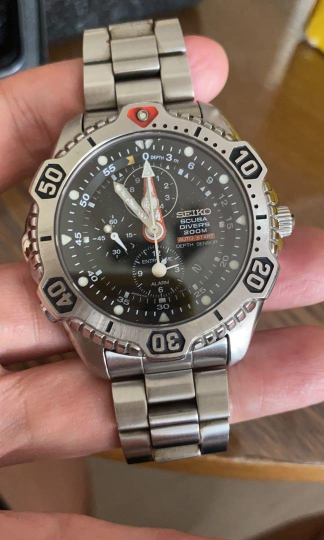 Very Rare Seiko SLD005P Diver Men s Fashion Watches