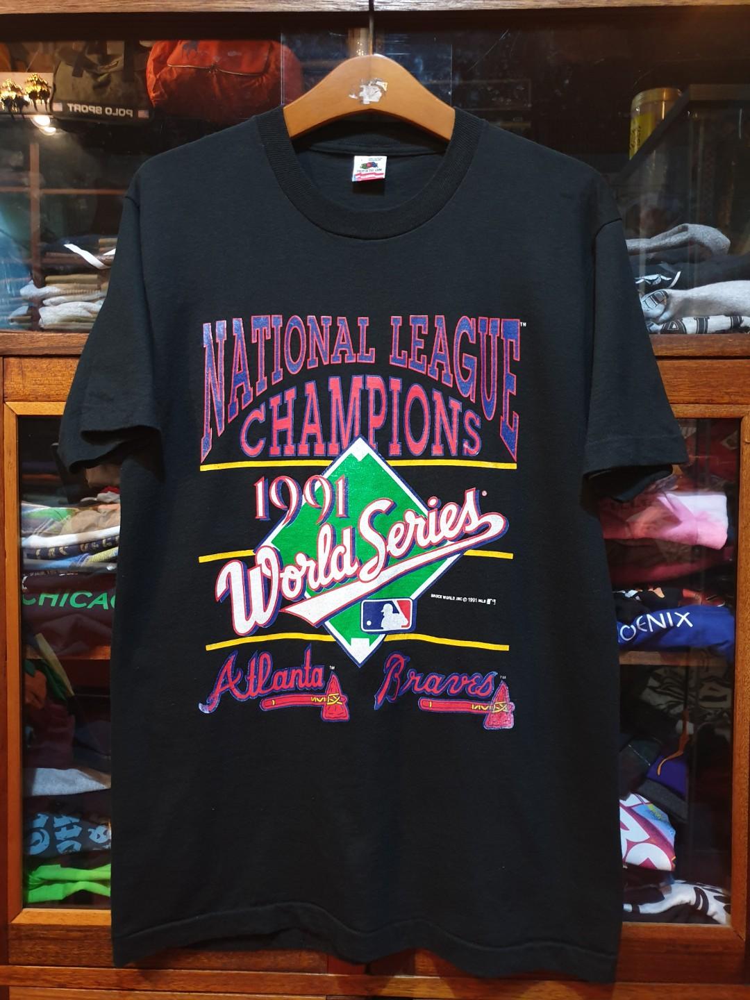 90s Atlanta Braves World Series Shirt, Vintage Atlanta Braves