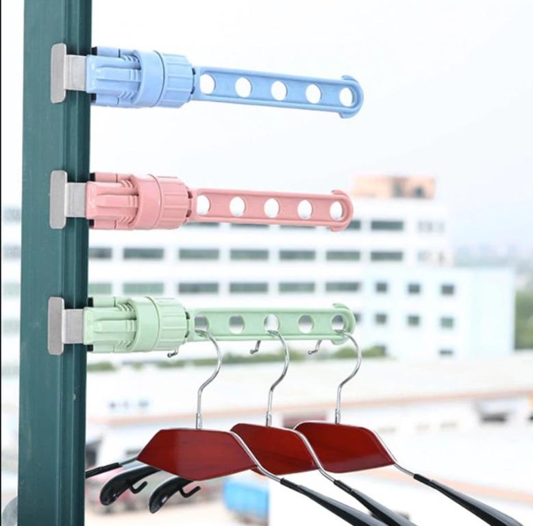 Window Frame Hanger Retractable Indoor Space Saver Clothes Hangers Drying Rack Clothes Home Appliances Cleaning Laundry On Carousell