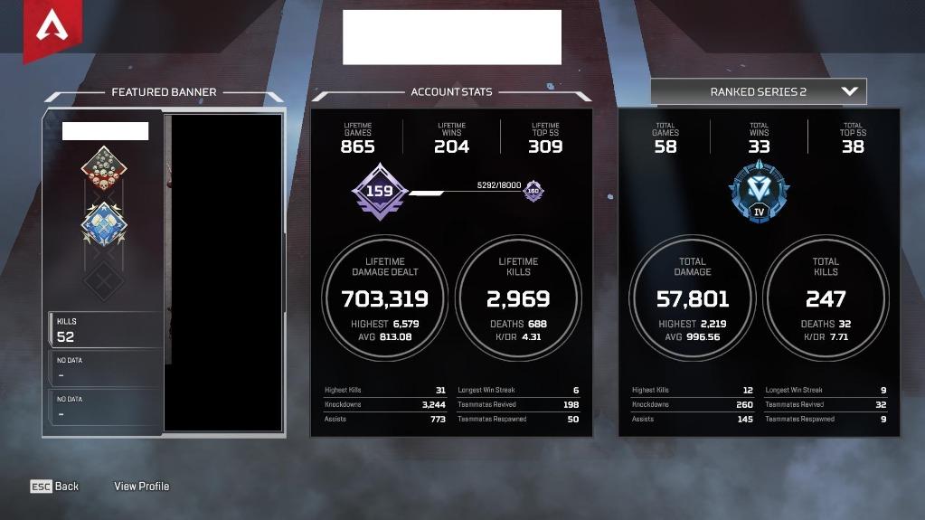 [WRAITH HEIRLOOM ACCOUNT] Apex Legends Season 2 Diamond Account, Video