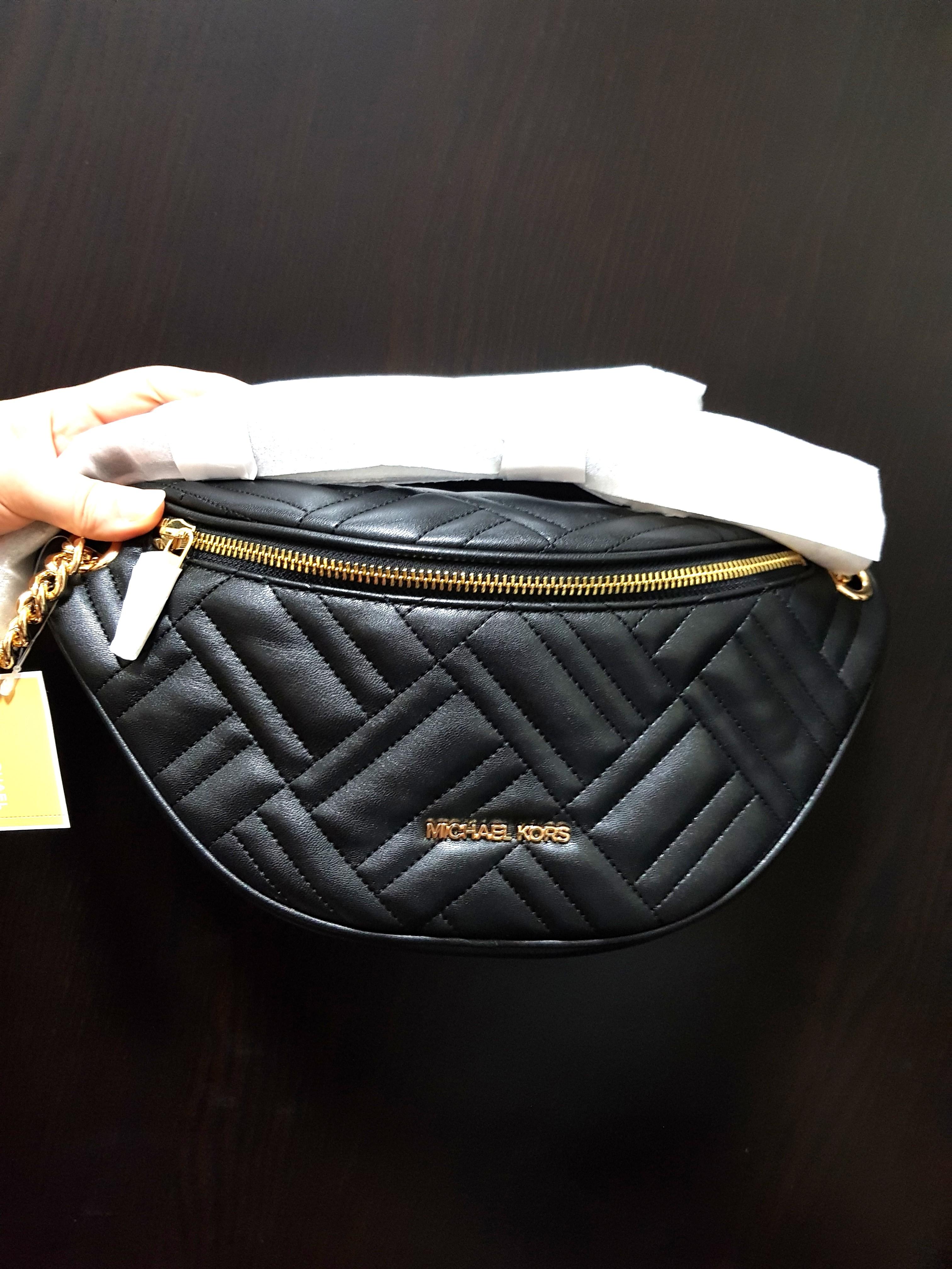 Michael kors peyton large quilted belt bag new arrivals