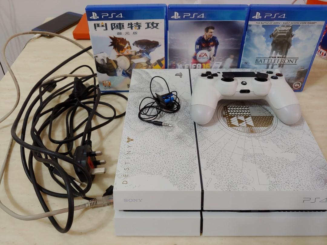 500gb Ps4主機連配件 中古game 3 遊戲機 遊戲機器材 Carousell