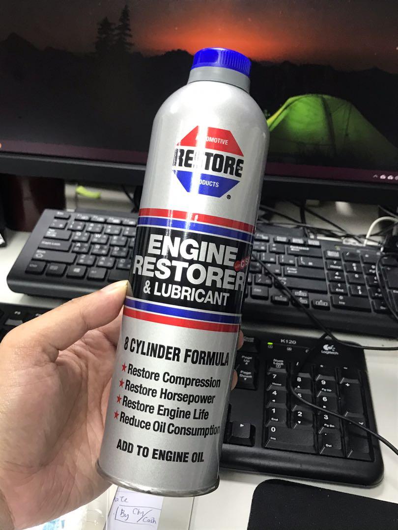 美國製 原裝引擎修復 缸壓回復 Restore Engine Restorer & Lubricant, 汽車配件, 改裝、內外零件 ...