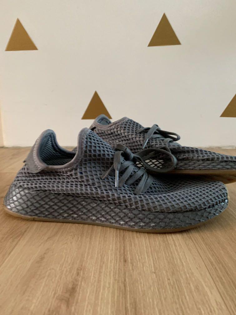 Adidas Deerupt Grey Men s Fashion Footwear Sneakers on Carousell