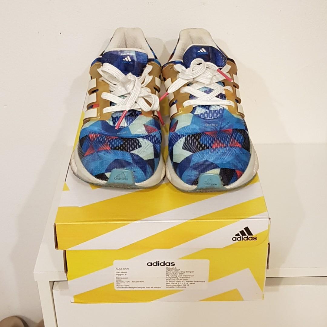 Adidas Energy Boost 100 Original Fesyen Pria Sepatu Sneakers di Carousell