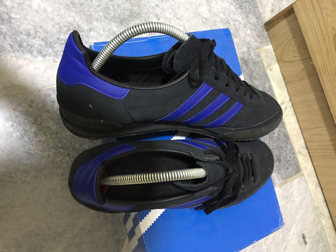Adidas originals jeans top black and blue