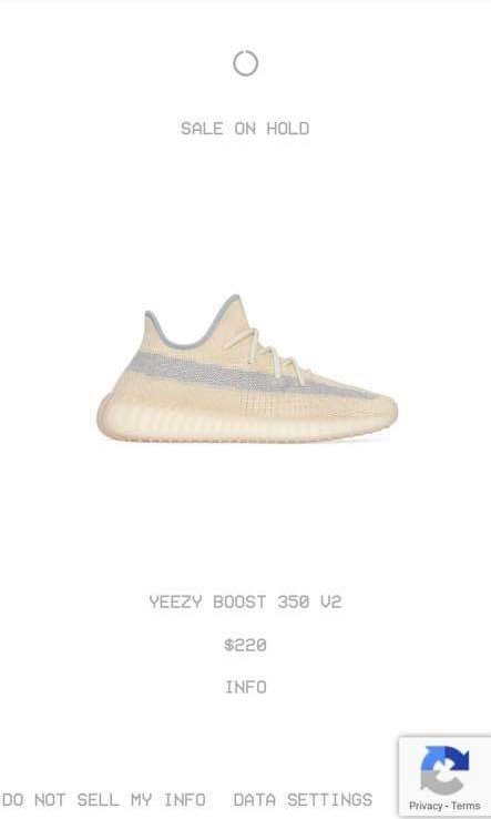 Yeezy sale on hold