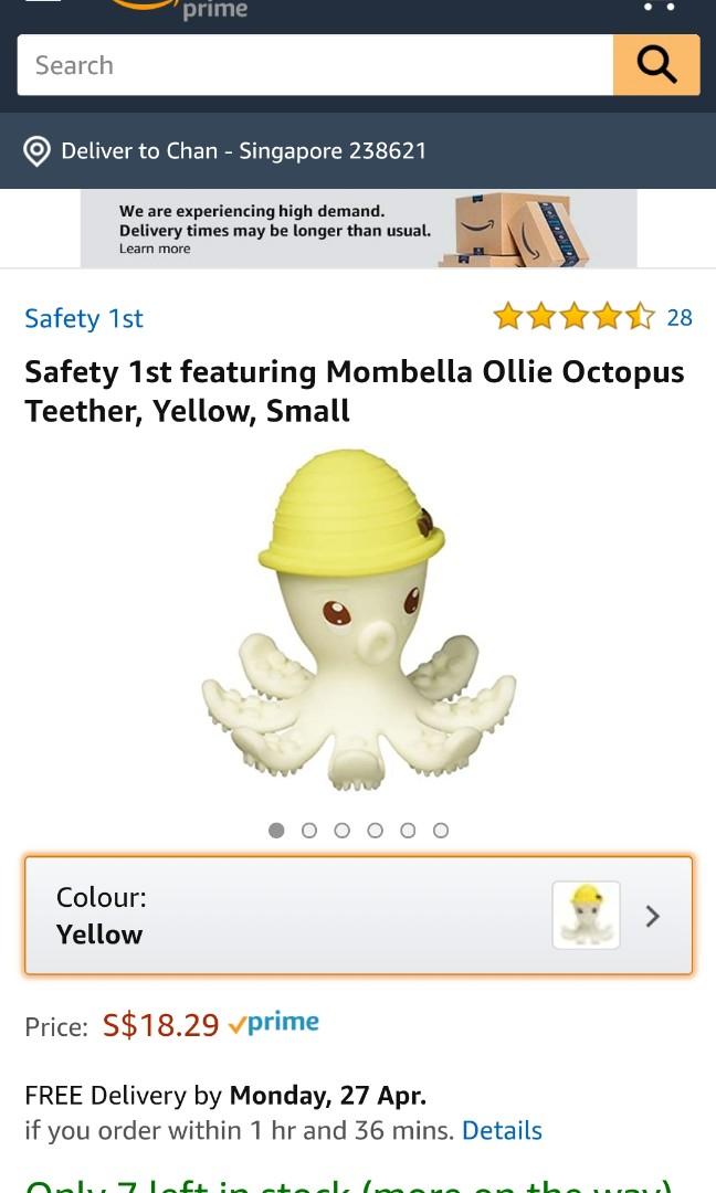 Ollie octopus teether sales