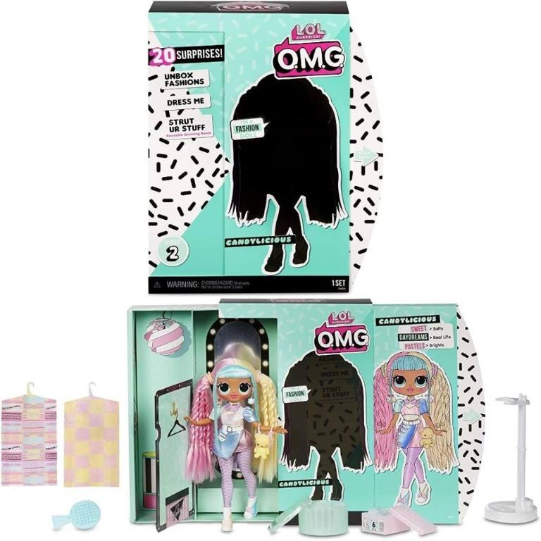 bnib l o l surprise o m g candylicious fashion doll with 20 surprises babies kids babies kids fashion on carousell