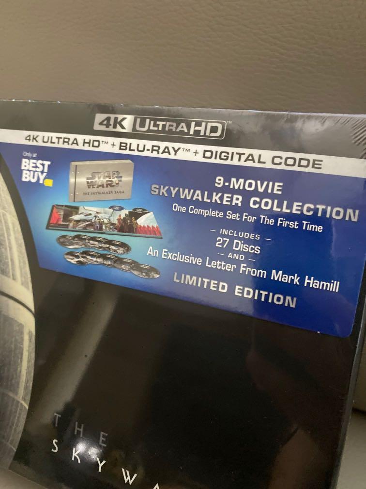 BNIB Sealed Star Wars Skywalker Saga 4k UHD Best Buy Limited Edition TV Home Appliances TV Entertainment TV Parts Accessories on Carousell