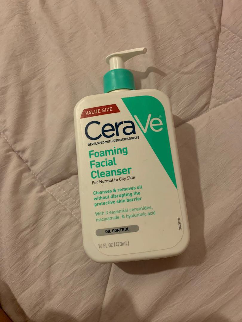 cerave foaming cleanser value size