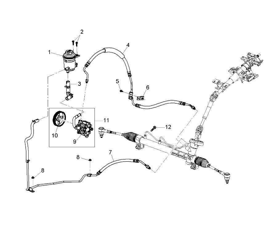 Chevrolet OPTRA CRUZE SPARK 2nd Gen Power steering Fluid Reservoir tank