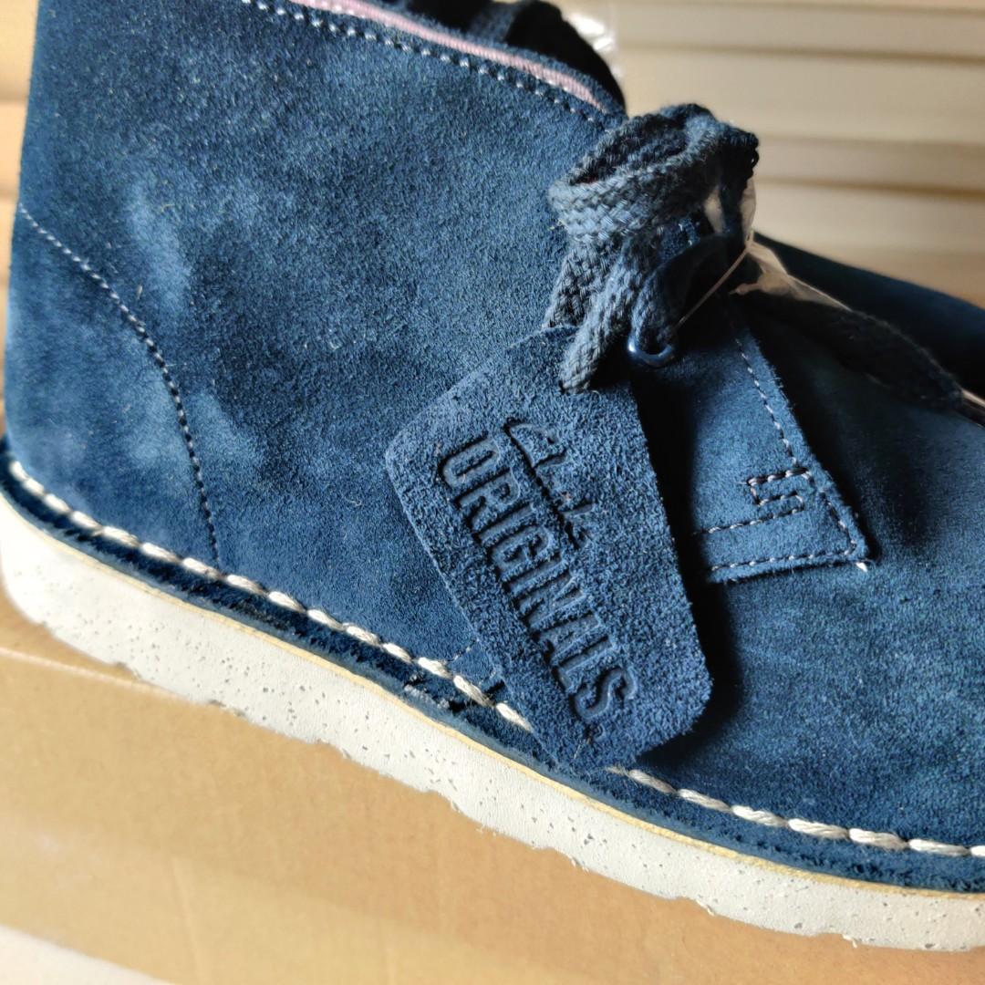 Clarks desert aerial boots US 7.5 women midnight suede Loafers Carousell