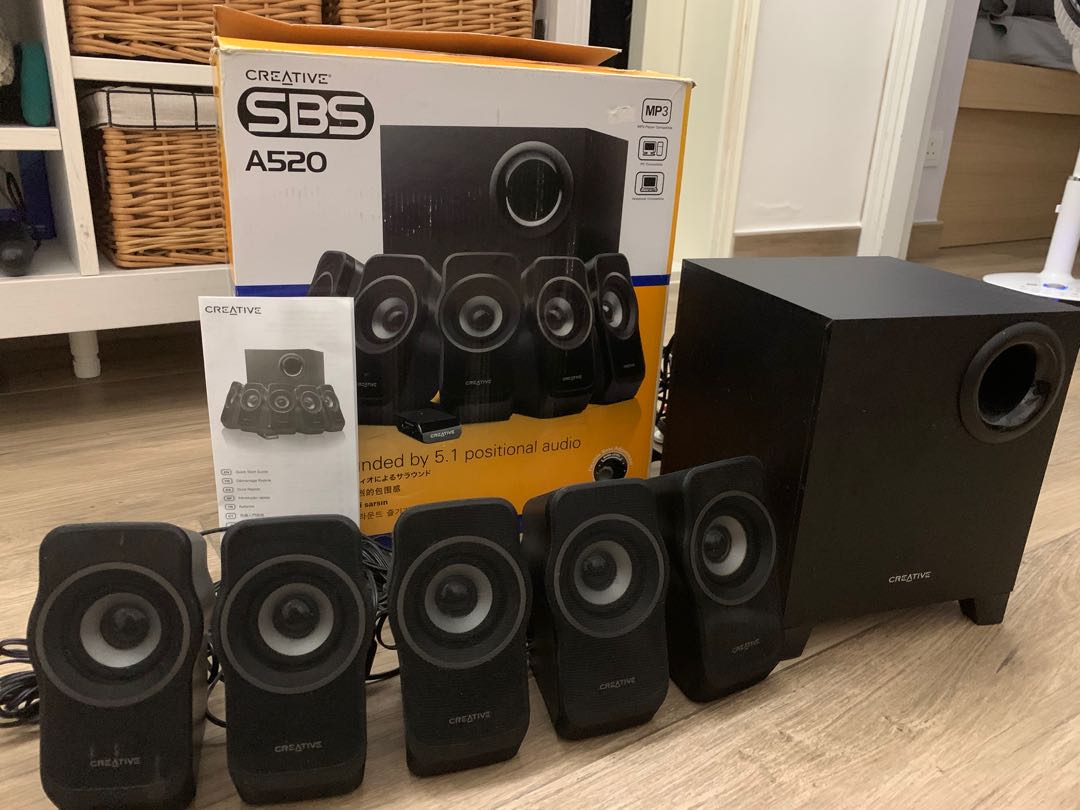 Creative sbs clearance a520 5.1