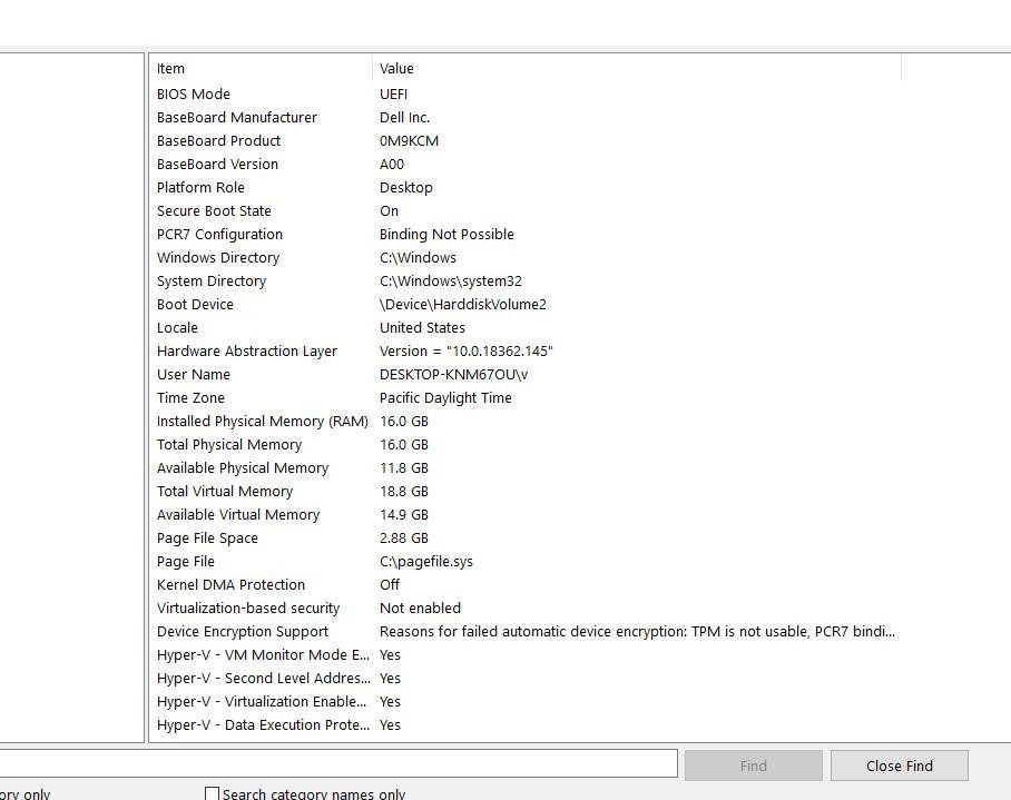 Dell i7 16GB 2T Full Set