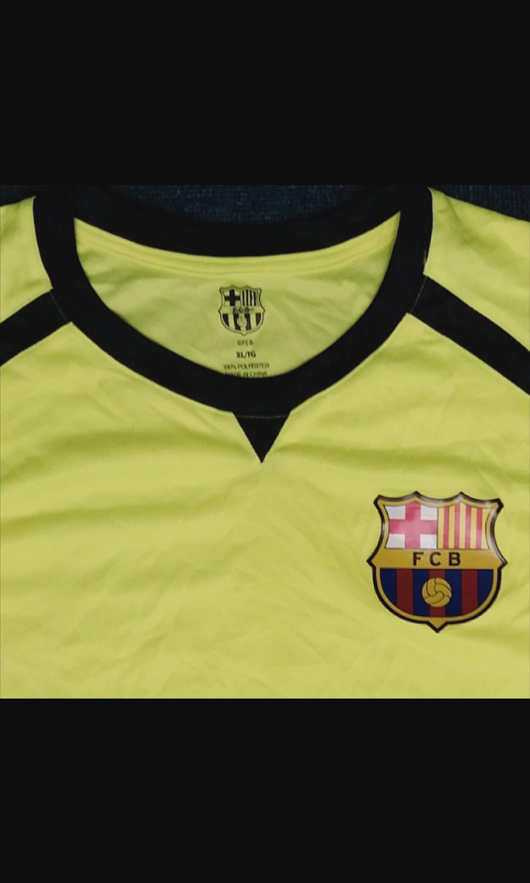 fcb yellow jersey