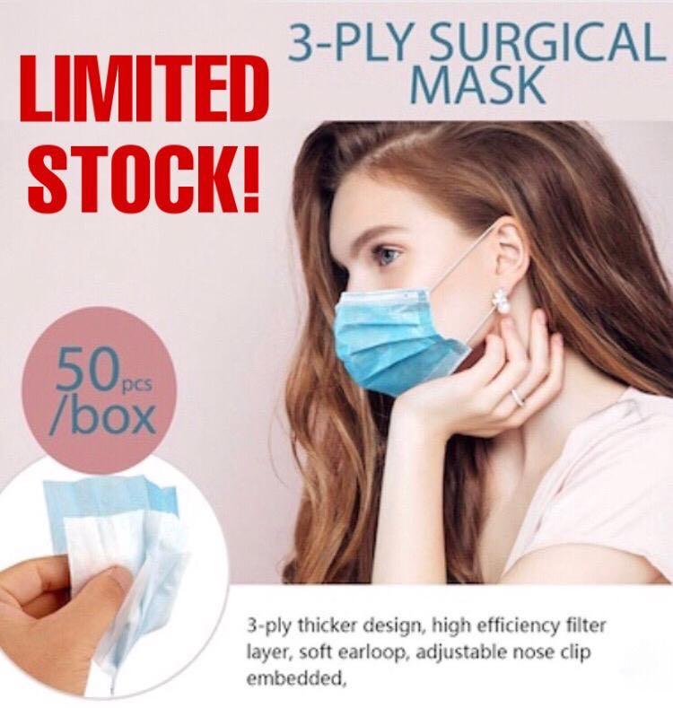 fda approved 3 ply surgical masks