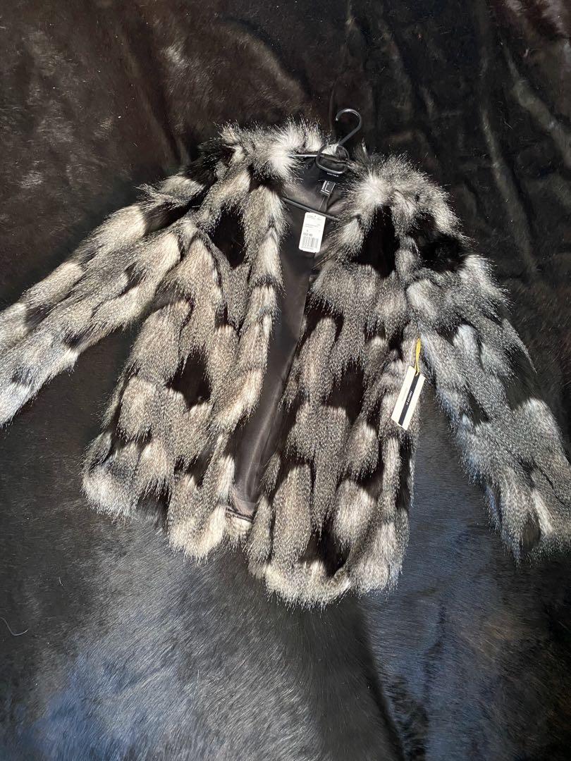Furry jacket shop forever 21