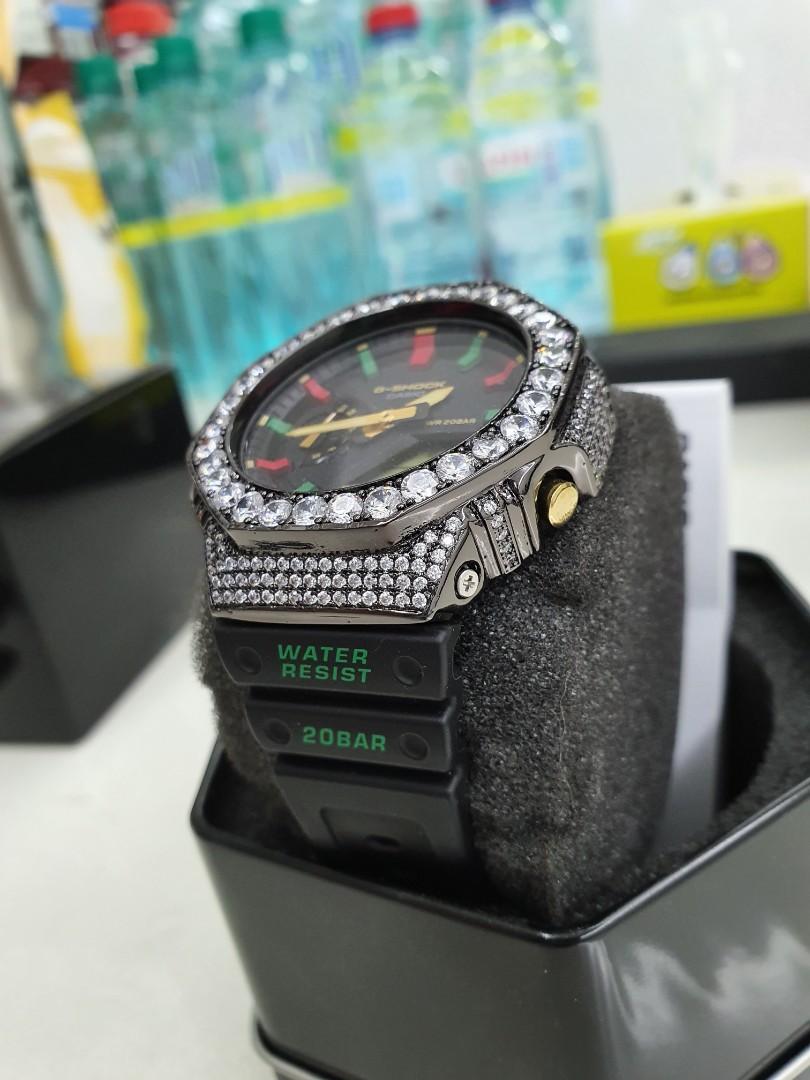 G Shock Limited Gucci Colour Edition with bling