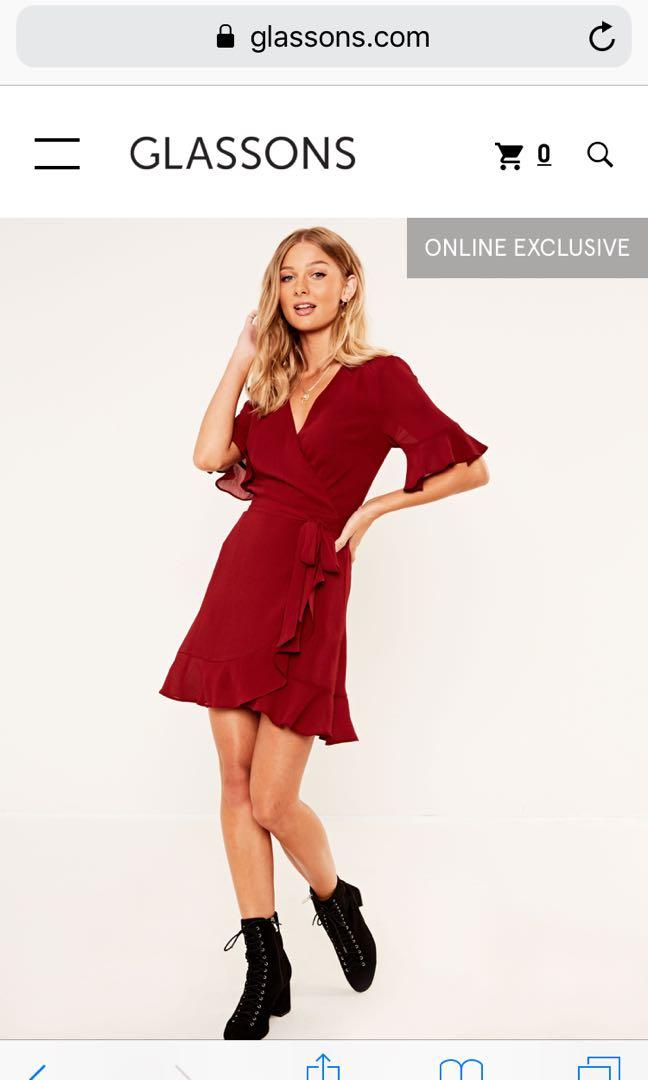 Glassons sales wrap dress
