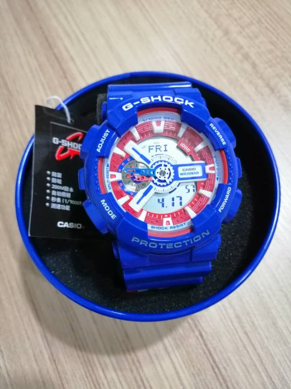 G SHOCK GA110 CAPTAIN AMERICA COLLABORATION x MARVEL Men s