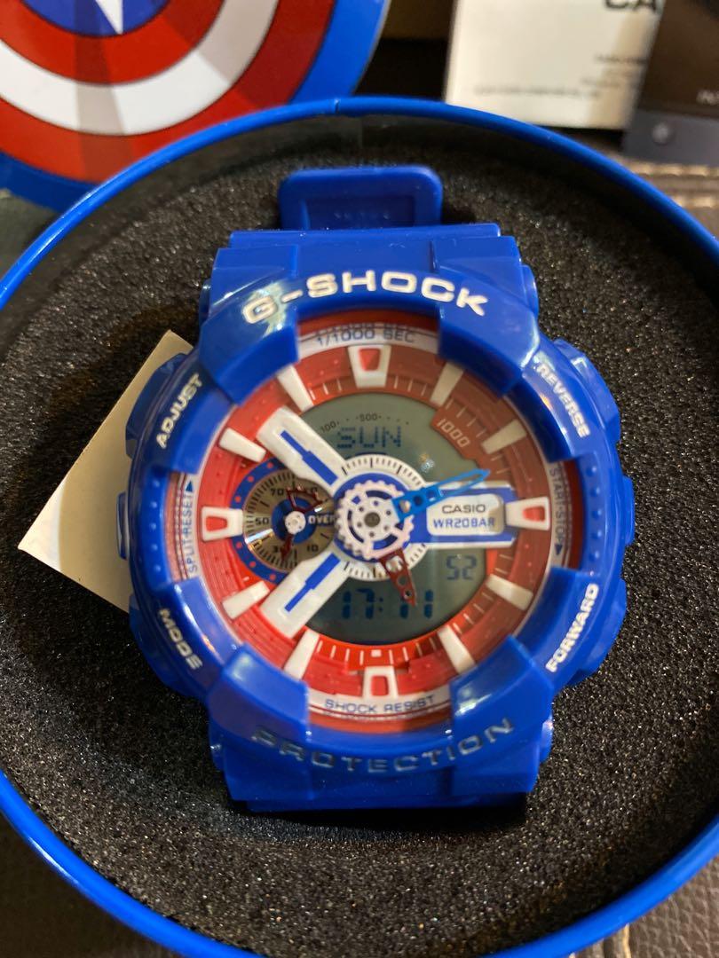 G shock deals captain america edition